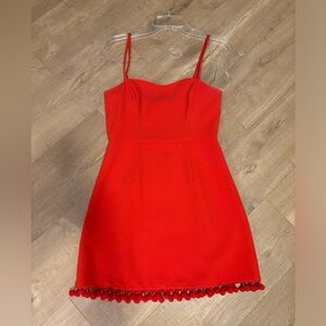 Red Pom Dress